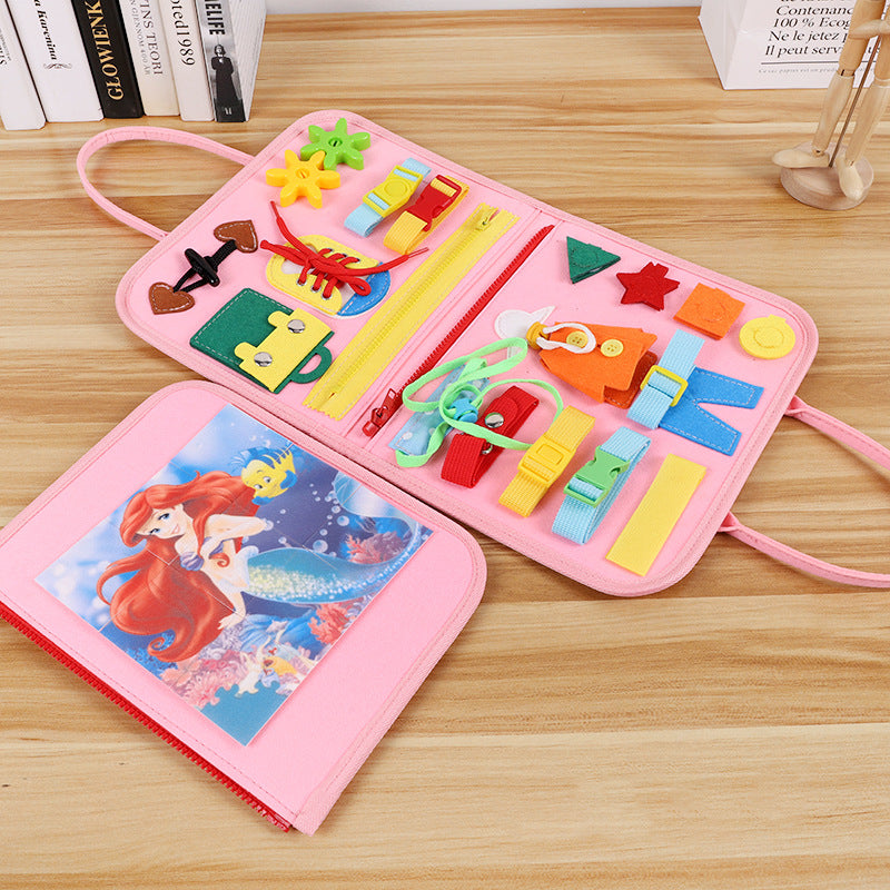 Children Educational Dressing Felt Learning Board